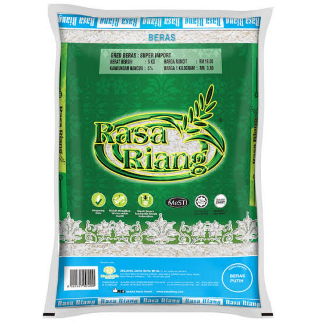 BERAS IMPORT (Rasa Riang) 10KG