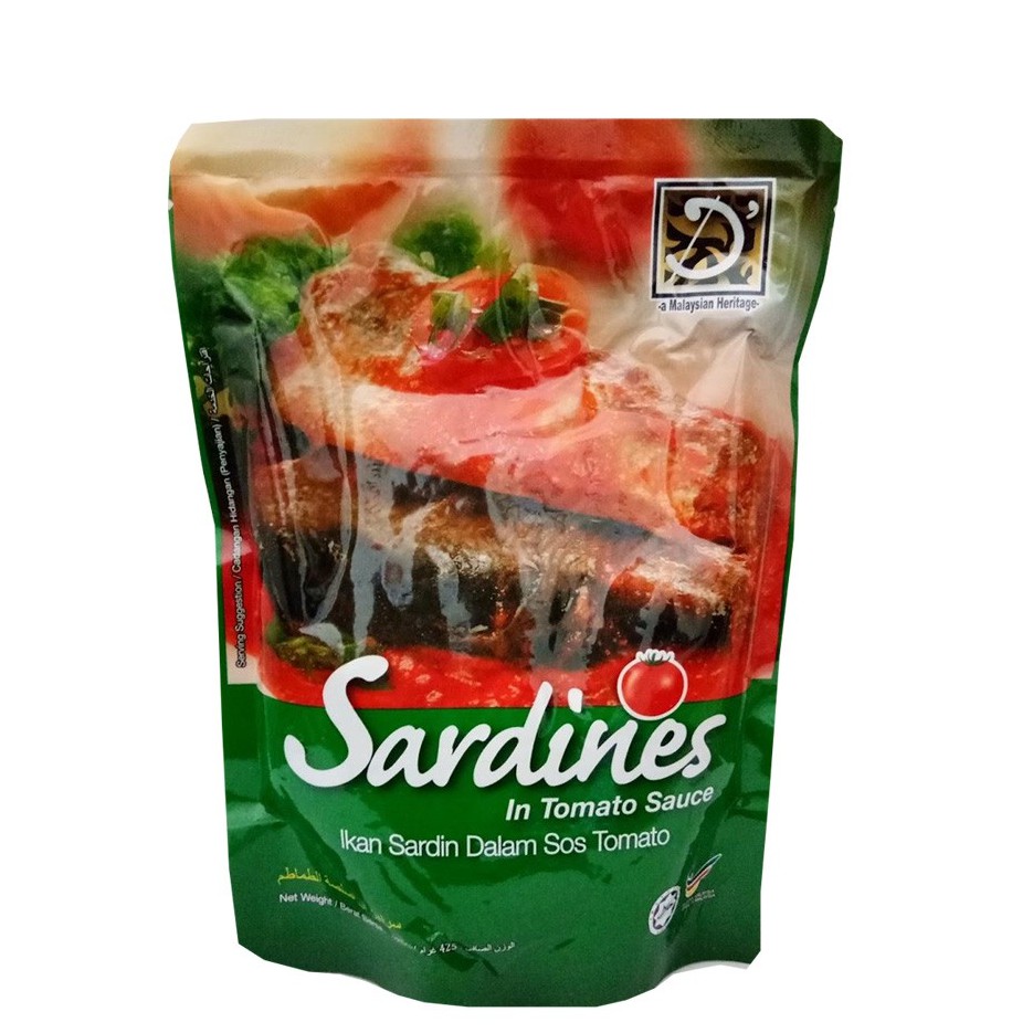 D HERITAGE SARDIN VIRAL TOMATO 230G